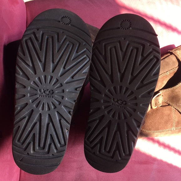 Espresso Big Girls Cargo Uggs With Pocket Size 4 - Picture 5 of 8